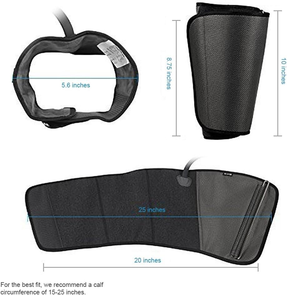 imageCINCOM Leg Massager for Circulation and Pain Relief Air Compression Calf Massager with 2 Modes 3 Intensities Helpful for RLS Edema and Muscles Relaxation Gifts