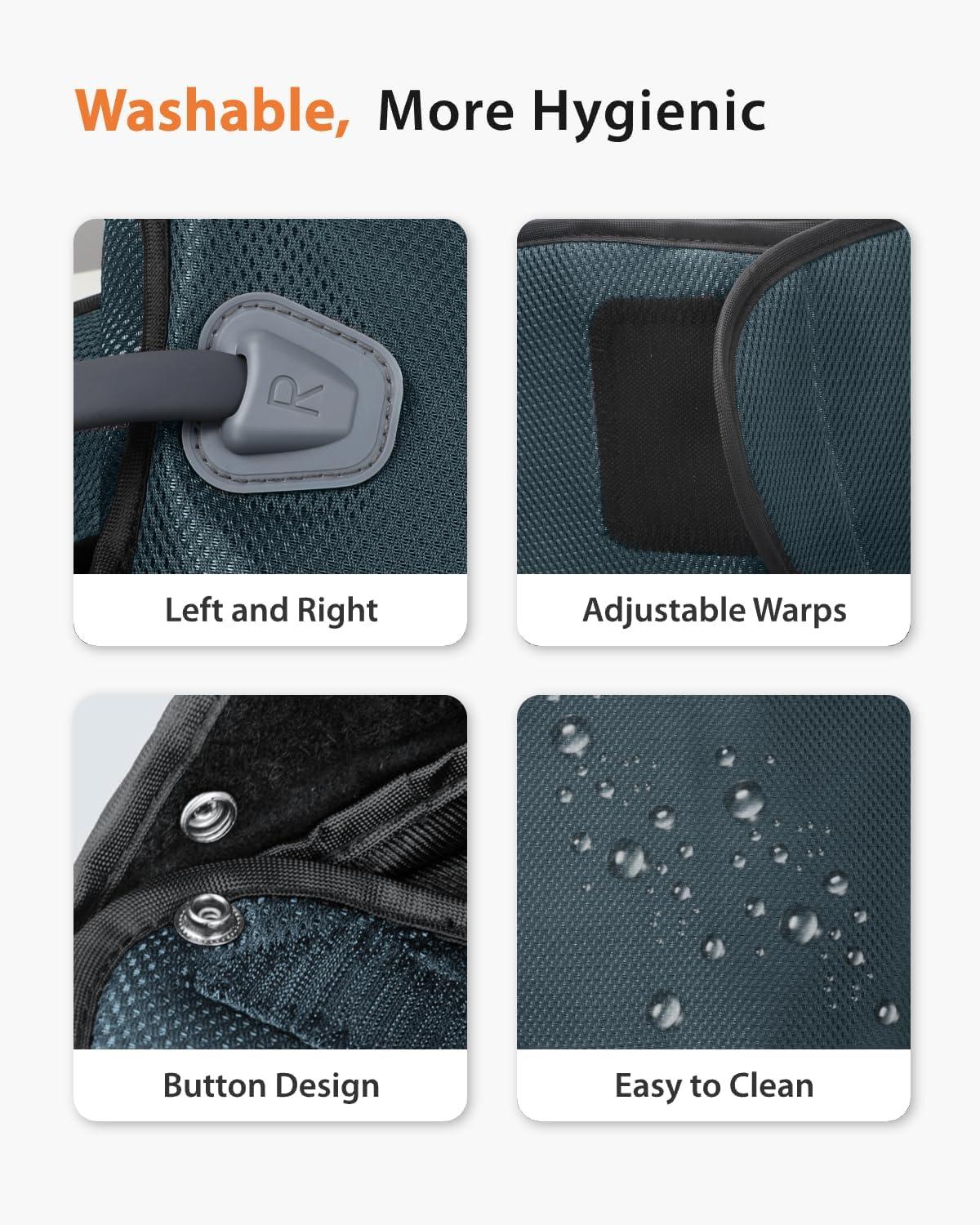 imageCINCOM Leg Massager with Heat and Compression Legs Massage for Circulation and Pain Relief Heating Calf Leg Air Compression Massager Help with Relief EdemaWarm