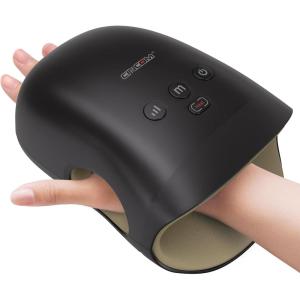 CINCOM Hand Massager – Cordless Hand Massager with Heat and Compression for Arthritis and Carpal Tunnel, Gifts for Women(Black)(Black)