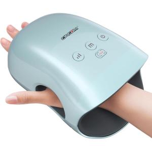 CINCOM Hand Massager – Cordless Hand Massager with Heat and Compression for Arthritis and Carpal Tunnel, Gifts for Women(Black)(Blue)