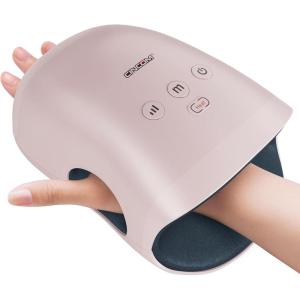 CINCOM Hand Massager – Cordless Hand Massager with Heat and Compression for Arthritis and Carpal Tunnel, Gifts for Women(Black)(Pink)