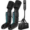 imageCINCOM Leg Massager for Circulation and Pain Relief Air Compression 3 in 1 Leg Massager for Foot Calf ampamp Thigh Leg Compression Boots for Recovery Edema RLS Relief