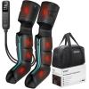 imageCINCOM Leg Massager with Heat and Compression Air Compression Boots for Leg Calf ampamp Foot Recovery Edema Relief FSAHSA Eligible